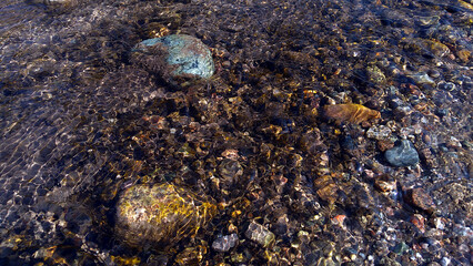 water and rocks