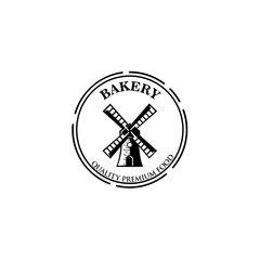 Bread basket logo - vector illustration. Bakery emblem design, Icon or symbol for design menu restaurant, cooking club, food studio or home cooking.
