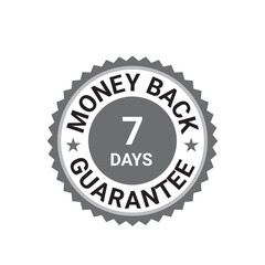 Satisfaction guarantee 100% logo, Money back guarantee, Customer Service, Vector logo