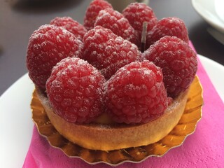 Raspberry tart