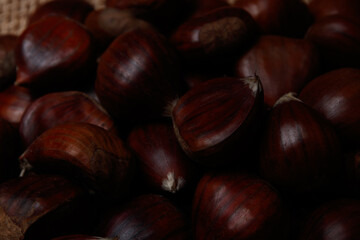 chestnuts in a cook in spain