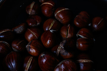 chestnuts in a cook in spain