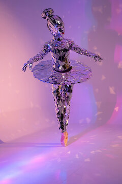 Mirror xmas ballerina dance costume
