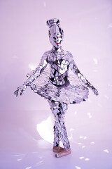 Mirror xmas ballerina dance costume