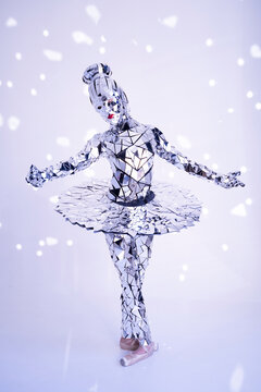Mirror xmas ballerina dance costume