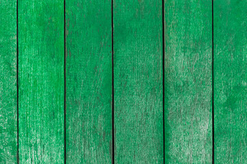 Bright green wooden, old background.