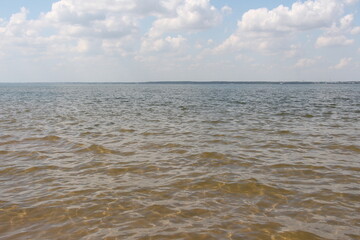 Fototapeta na wymiar View of the sea horizon. Sea and sky