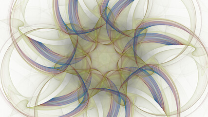 abstract polygonal fractal pattern