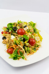 salad with tomatoes and feta cheese