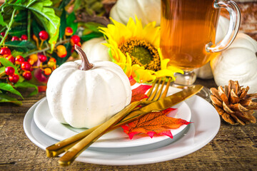 Autumn Table Setting