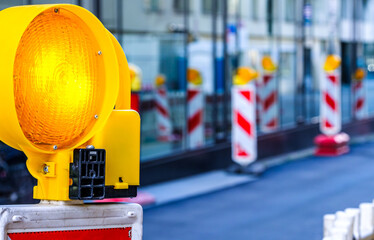 security barrier at a street