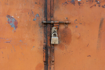 Old door lock