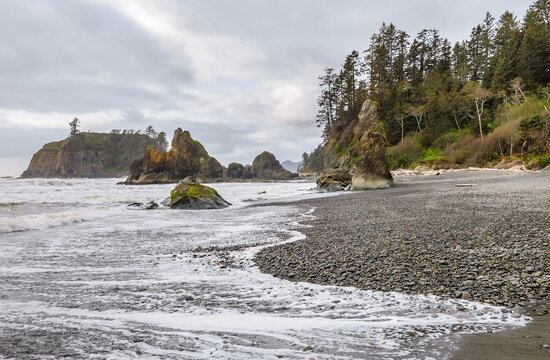 Ruby Beach In Olympic National Park