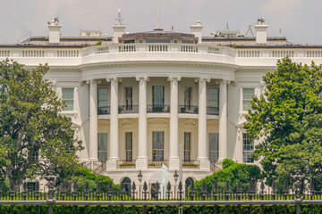 Fototapeta na wymiar The White House, home to the President of the United States