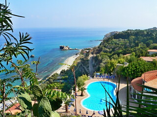Italy,Calabria-view of the Riaci beach at S.Domenica