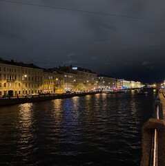 night Saint Petersburg