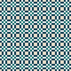 Fototapeta premium Abstract Cross Pattern Dots Logo generative computational art illustration