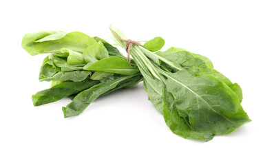 Chinese kale vegetable isolated on white background