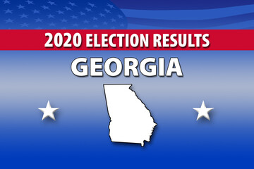 2020 Election Results Georgia - Illustration