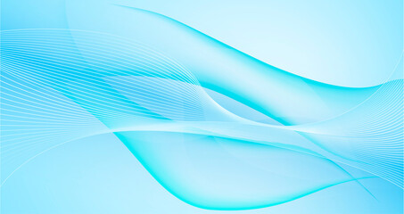 Abstract sky blue background in vector design.