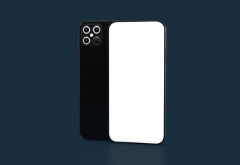 a digital smartphone device mobile phone 3d isolated