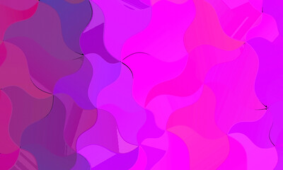 Fototapeta na wymiar Fuchsia color posterization style background, digitally created.