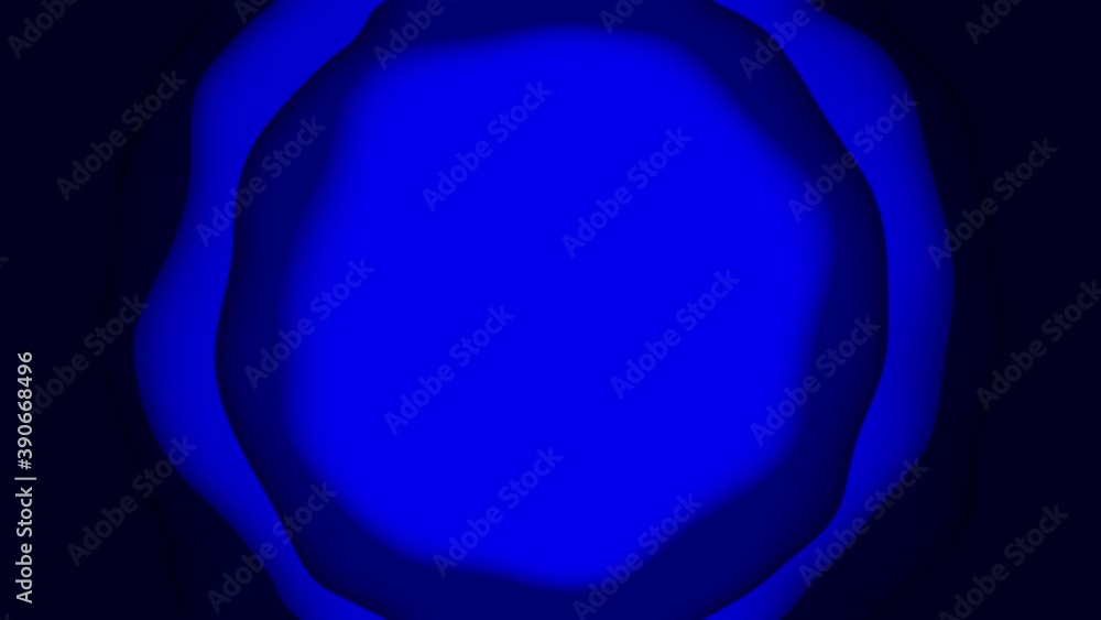 Poster abstract circular colorfull shapes with distortion and color light. 4k video