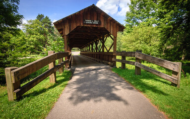 Thomas L. Kelly Covered Bridge in Allegany State Park