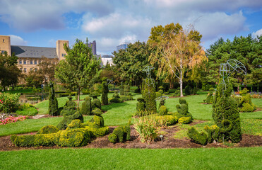 Fototapeta na wymiar Columbus Topiary Garden