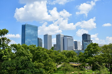 大阪ビジネスパークのビル群