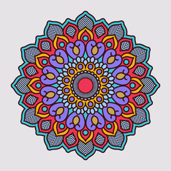 Luxury ornamental mandala design background. - Vector.