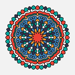 Luxury ornamental mandala design background. - Vector.