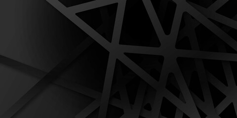 Black abstract presentation background. Vector illustration design for presentation, banner, cover, web, flyer, card, poster, wallpaper, texture, slide, magazine