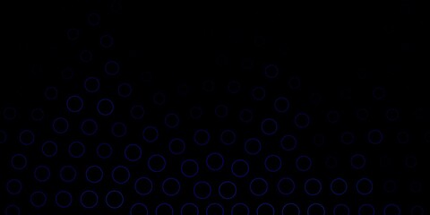 Dark BLUE vector pattern with spheres.