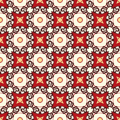 ornamental lace pattern, circle background with many details, looks like crocheting handmade lace, seamless texture, seamless vintage pattern symmetrical