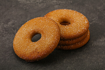 Sweet and crispy ginger cookies