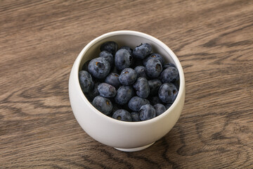 Ripe sweet tasty blueberries heap