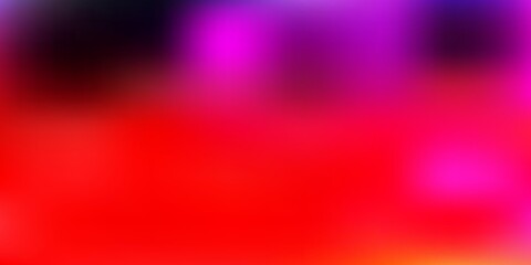 Light red, yellow vector blurred background.