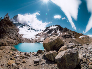 lake in the mountains