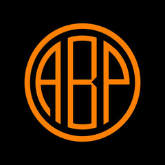 
ABP letter logo design/ABP Ellipse 3 letter logo 
polygon. ABP letter icon design on black background.A B P logo design. ABP initials Logo design 