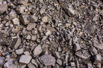 A pile of light brown coal texture.