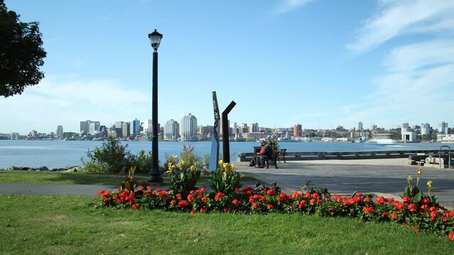 Halifax Harbour, Nova Scotia- Ferry Terminal Park in Darmouth