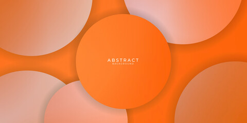 Gradient geometric shape background with dynamic circle abstract 