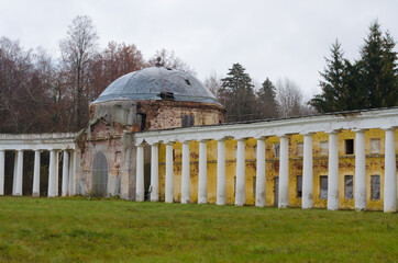 Restoration of the Znamenskoye - Rayok estate, torzhoksky district, Tver region