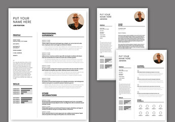 Curriculum Vitae and Cover Letter Layout