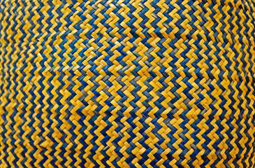 Handmade straw basket, Rio de Janeiro, Brazil