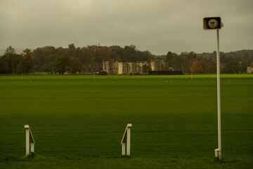 Overcast walk around Cowdray Ruins, Midhurst, West Sussex