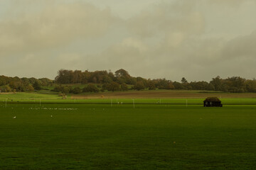 Overcast walk around Cowdray Ruins, Midhurst, West Sussex