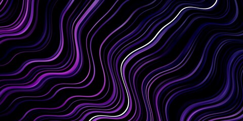 Dark Purple, Pink vector layout with wry lines.