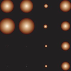 balls on black surface